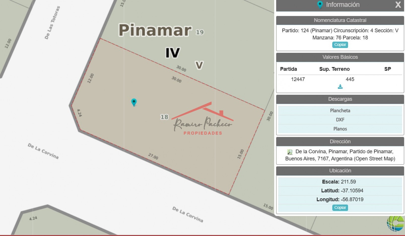 Lote multifamiliar en Pinamar zona industrial en venta