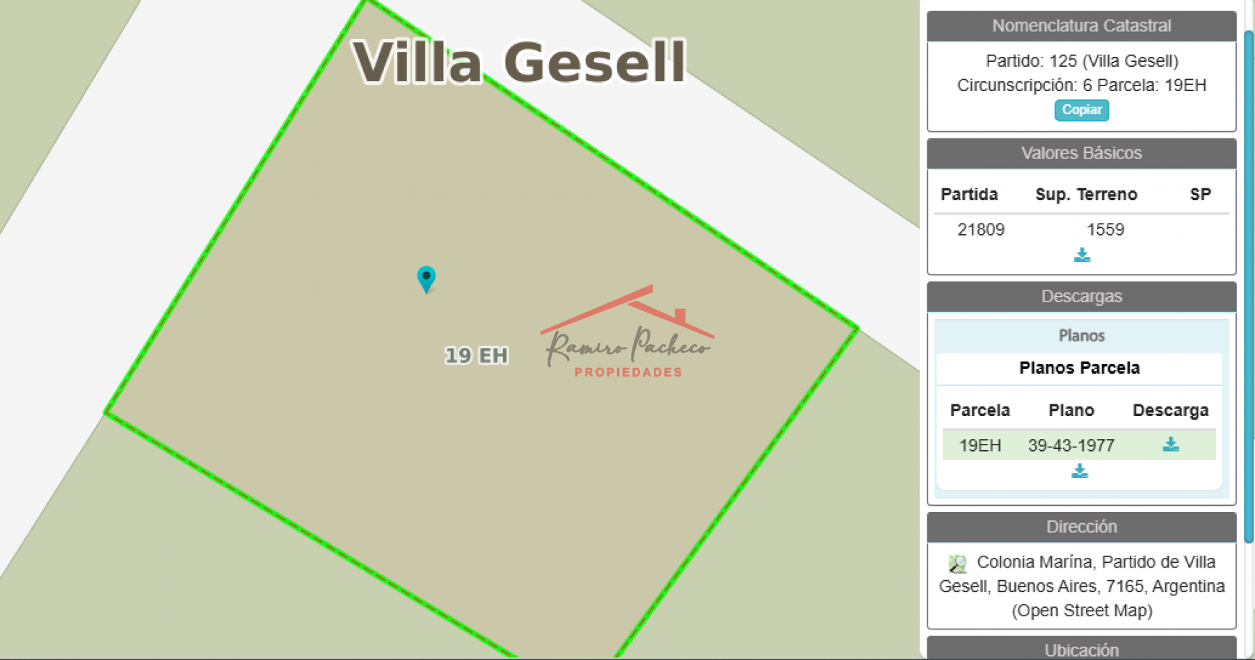 Terreno en venta en Colonia Marina