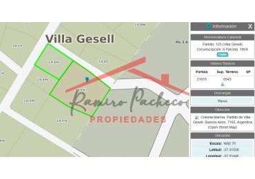Terreno Multifamiliar de 6550 m2 - Colonia Marina